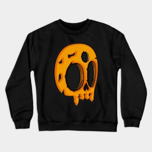 skull yellow Crewneck Sweatshirt